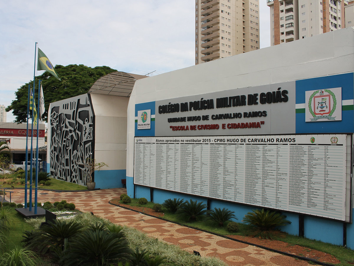 Colégio da Policia Militar de Goiás Unidade Hugo de Carvalho Ramos | Foto: Divulgação