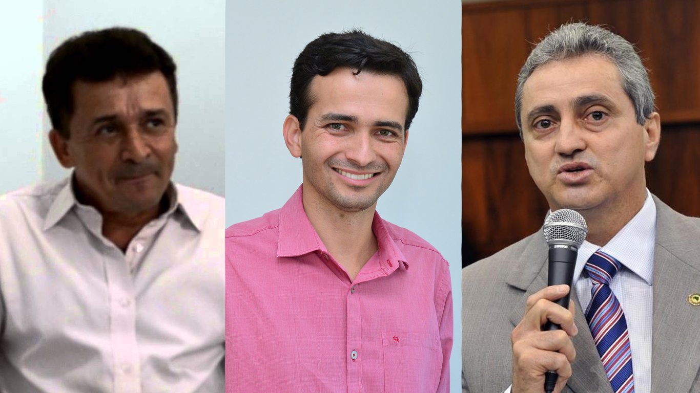 Ezízio Barbosa, Max Menezes e Ozair José | Fotos: Reprodução