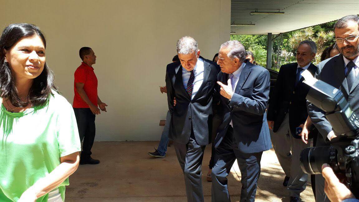 Presidente da Agência Brasil Central João Bosco Bittencourt e prefeito de Goiânia Iris Rezende | Foto: Divulgação/ ABC