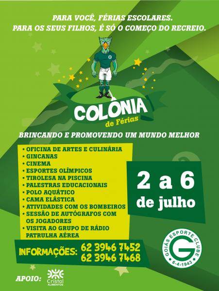 Colônia de Férias do Goiás tem programação recheada | Foto: Divulgação