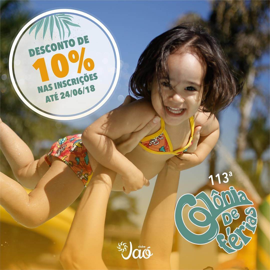 Colônia de Férias do Clube Jaó | Foto: Divulgação