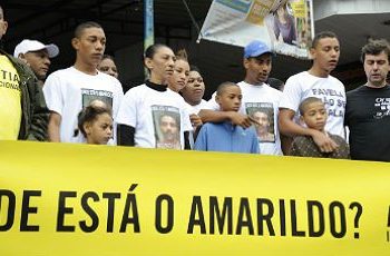 Desaparecimento do pedreiro Amarildo virou alvo de constantes mobilizações no Rio
Foto: Tânia Rego / ABr / Arquivo