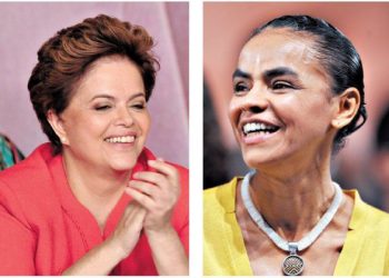A pesquisa mostrou Dilma Rousseff (PT) e Marina empatadas com 34% e o candidato Aécio Neves (PSDB) com 15%