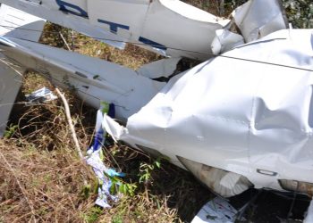 Avião cai e cinco pessoas morrem em Caldas Novas / Foto: Wanderson Nunes