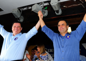 Governador Marconi Perillo e senador Aécio Neves (Foto: Reprodução)