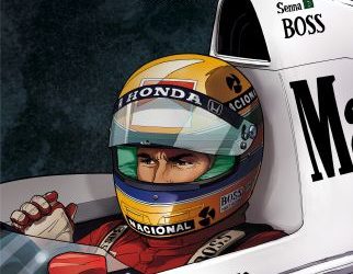 Album começa com a primeira corrida na chuva de Senna, ainda no kart