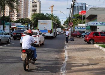 Ônibus terão via preferencial na Avenida T-7, em Goiânia | Foto: Folha Z