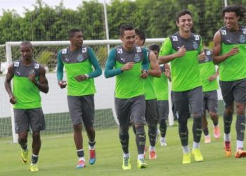 Goiás treina forte para jogo contra o Internacional (Foto: Site Goiás)