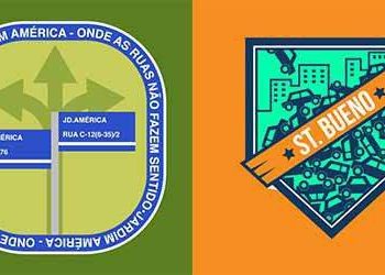 Logotipos do Jardim América e do Bueno