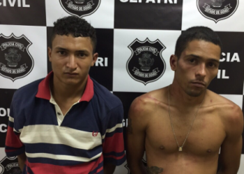 Suspeitos presos pela polícia (Foto: Divulgação/Polícia Civil)