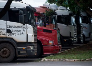 Paralisação mostra força dos caminhoneiros que sustentam o País.  / Foto: Marcelo Camargo (Agência Brasil)