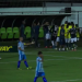 Jogadores do Goiás comemoram, ao fundo, o gol de Danilo
