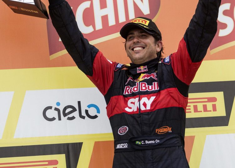 Sorriso estampado e jejum finalizado / Foto: Bruno Terena Red Bull Racing