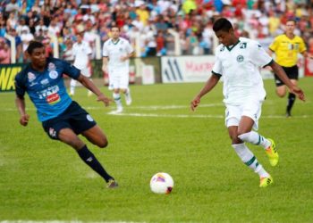 Goianésia e Goiás ficaram no 2 a 2 no jogo de ida da semifinal do Goianão (Foto: Site Goiás)