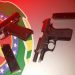 Pistolas apreendidas com os suspeitos (Foto: Divulgação PM)