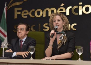 Ana Carla Abrão apresentou aos empresários a campanha de divulgação da nota fiscal / Foto: Diivulgação
