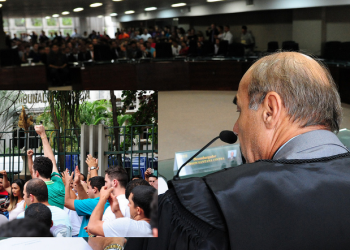 Concursados comemoram decisão do Tribunal de Justiça de Goiás (Foto; Reprodução TJGO)