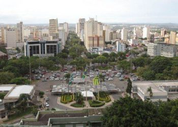 Praça Cívica, no centro da capital goiana (Foto: Reprodução)