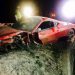 Ferrari de Vidal ficou destruída (Foto: Reprodução)