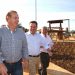 Governador e prefeito em visita a obras na capital (Foto: Secom)