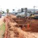 Segundo a CMTC, a obra na C-4 será concluída até a primeira quinzena de outubro, sendo que a via receberá também nova pavimentação (Foto: Valdemy Teixeira)