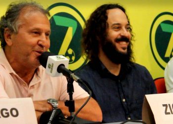 Zico e Gabriel O Pensador são padrinhos da competição (Foto: Divulgação)
