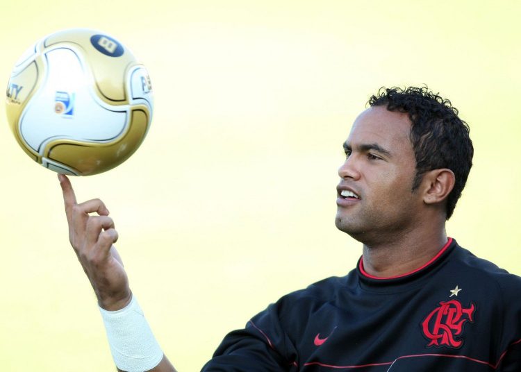 Bruno com a camisa do Flamengo