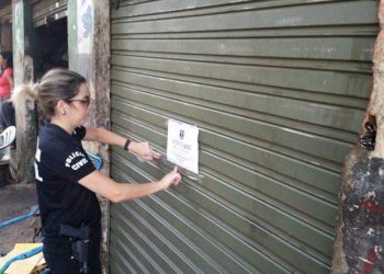 Loja é interditada na Canaã (Foto: Divulgação Polícia Civil)