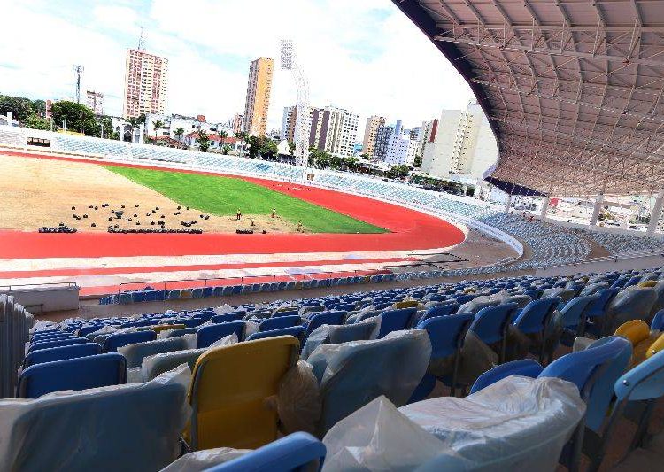 Estádio Olímpico será entregue nos próximos meses, de acordo com o governador Marconi Perillo (Foto: Divulgação)
