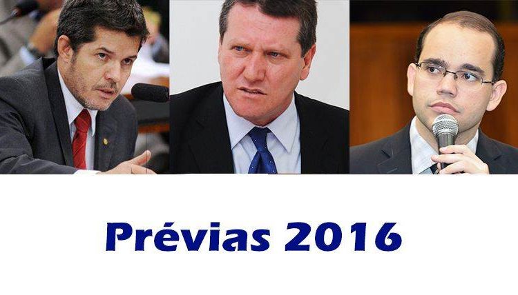 Deputados federais Waldir Soares, Giuseppe Vecci e Fábio Souza querem disputar as eleições 2016 (Foto: Montagem)