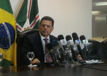 Governador Marconi Perillo divulga ações contra a violência em Goiás (Foto: Reprodução)