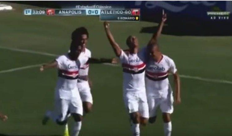 O gol do Galo foi marcado pelo atacante Marcelinho, de cabeça, aos 11 minutos do primeiro tempo / Foto: reprodução