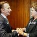 Ex-piloto Emerson Fittipaldi e presidente Dilma Rousseff (Foto: Reprodução)