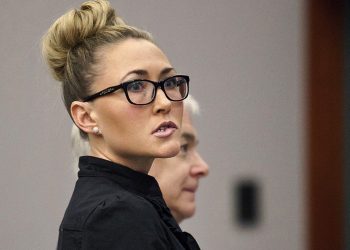 FILE - In a Thursday, Feb. 27, 2014 file photo, former Davis High School English teacher Brianne Altice appears in Second District Court, in Farmington, Utah. Prosecutors say Altice had sex with an underage student after she was arrested in October 2013 in a sex abuse case involving another underage student. Court documents show Altice was arrested again Wednesday, Jan. 7, 2015, on new four new sex abuse charges and released from jail after posting $10,000 bail. (AP Photo/Standard-Examiner, Briana Scroggins, File) TV OUT; MANDATORY CREDIT