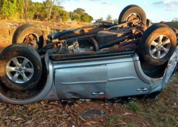 Acidente em viaduto na BR-153 deixou empresário morto (Foto: Divulgação/PRF)