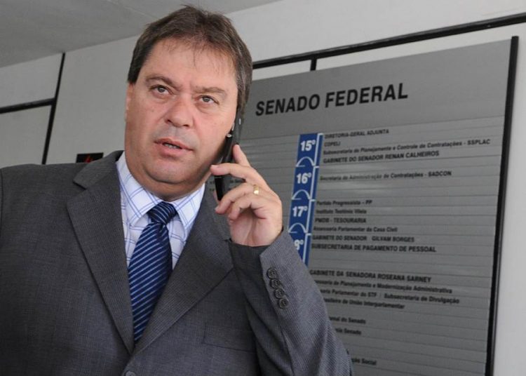 O ex-senador Gim Argello era muito elogiado pela base do governador Marconi Perillo como “o quarto senador por Goiás” em função do grande interesse na solução de pendências relacionadas ao Estado / Foto: Senado Federal