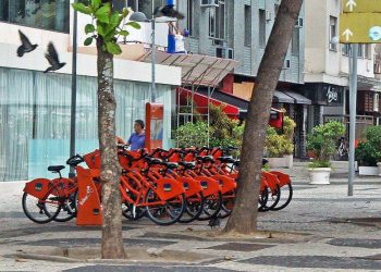 O Rio de Janeiro é exemplo no compartilhamento de bicicletas no Brasil | Foto: Reprodução