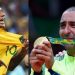 Neymar e Serginho são campeões olímpicos com posturas completamente diferentes (Foto: Reprodução)