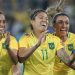 Contagiadas pela energia vinda das arquibancadas do Nilton Santos, as meninas da Seleção iniciaram o duelo com as suecas de maneira arrasadora | Créditos: Ricardo Stuckert/CBF