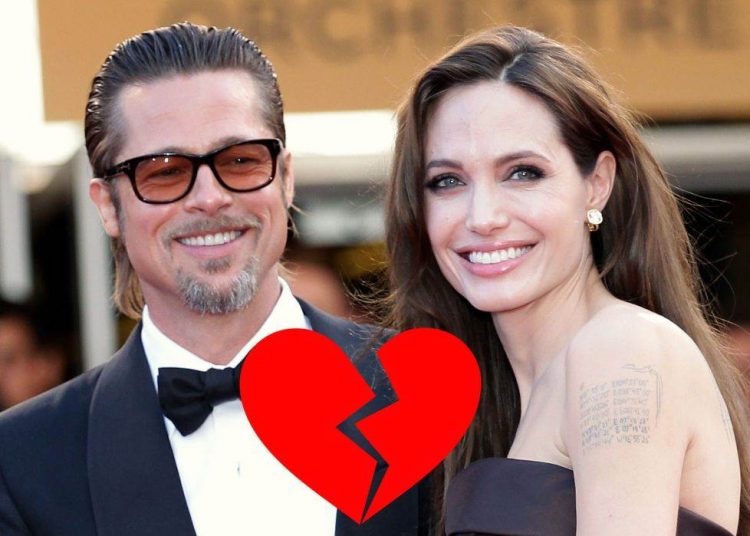 Angelina e Brad confirmaram separação (Foto: Reprodução)