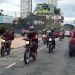 Motociclistas são filmados trafegando pela contramão na Avenida T-15, no Setor Bueno, ao lado do Parque Vaca Brava | Foto: Reprodução