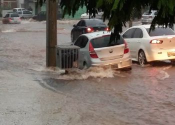 Instituto meteorológico alerta para o risco de temporal em Goiânia| Foto: Divulgação