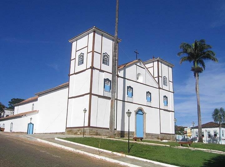 Igreja Matriz de Pirenópolis, ou de Nossa Senhora do Rosário, foi construída na primeira metade do Século XVIII e é um dos pontos turísticos da cidade | Foto: Reprodução