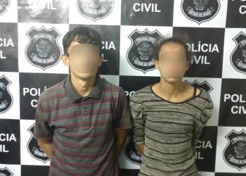 Casal foi preso em Caldas Novas após a morte do bebê | Foto: Divulgação/PC