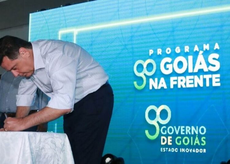 Solenidades vendem o potencial do programa Goiás na Frente como grande indutor de desenvolvimento para os 246 municípios | Foto: Reprodução