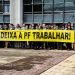 Delegados federais de todo o país realizam protesto em frente a sede da Polícia Federal (PF), contra os cortes no orçamento | Foto: José Cruz/ Agência Brasil