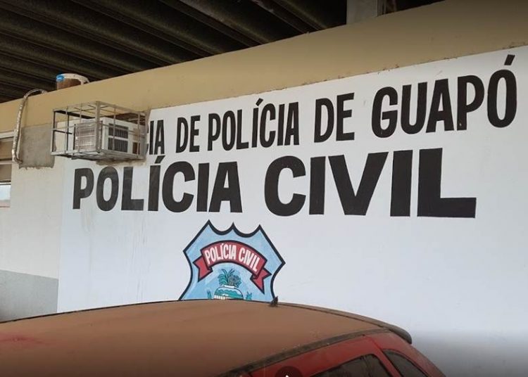 Investigado foi encaminhado ao Distrito Policial (DP) de Guapó | Foto: Reprodução