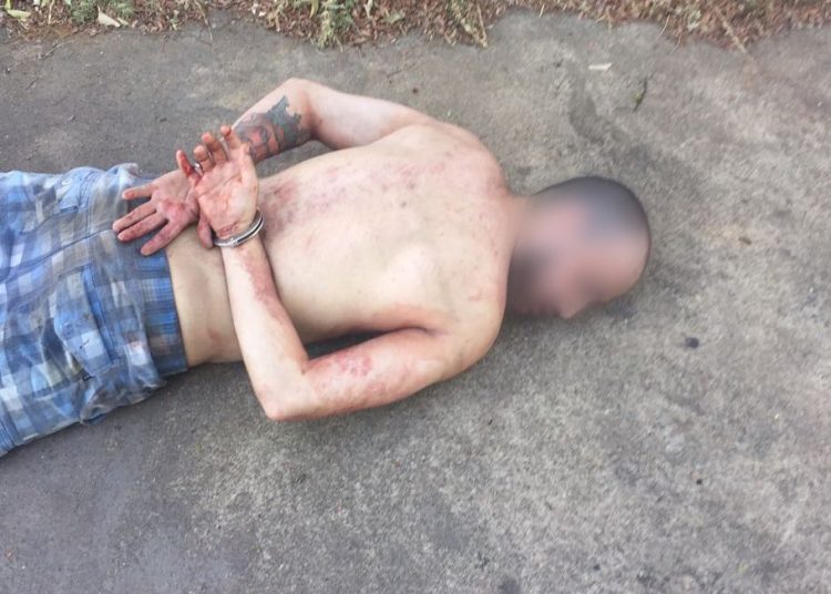 Criminoso de 25 anos foi preso após tentativa de latrocínio | Foto: Divulgação / PM