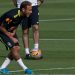 Neymar treina com a Seleção Brasileira na Granja Comary | Foto: Reprodução