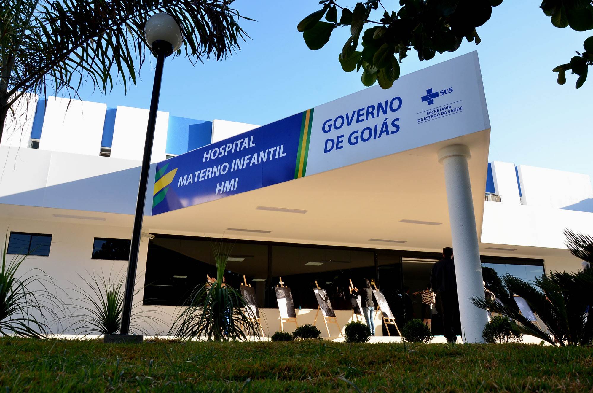 Criança com suspeita de H1N1 é internada no Hospital Materno Infantil (HMI), em Goiânia | Foto: Eduardo Ferreira